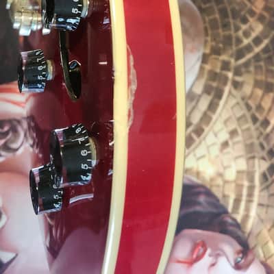 Hofner Contemporary Series Verythin with Rosewood Fretboard 2006 - 2019 - Transparent Red image 10