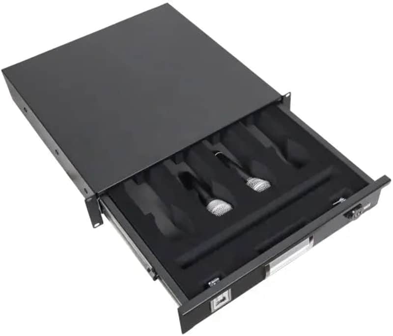 ProX T-2RD-18-WMF | 2U Rack Drawer with MIC Foam | Built-in Combo Lock & Steel Design image 1