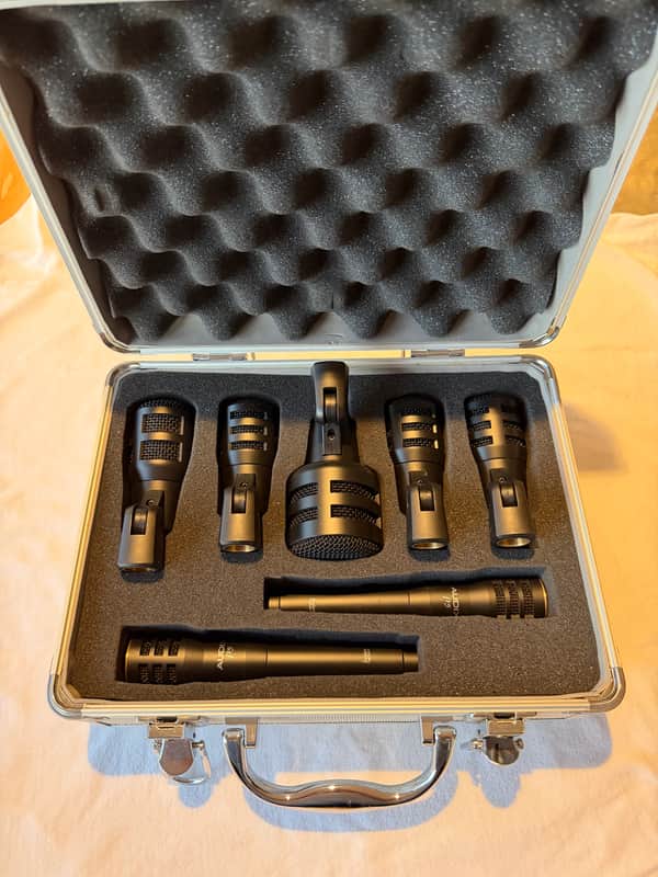 Audix FP7 7pc Fusion Drum Mic Package 2010s - Silver/Black | Reverb