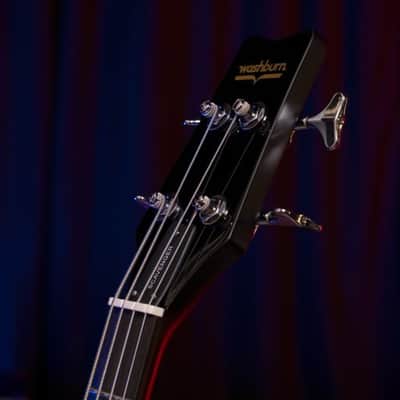 Washburn SB4B Wing Series Scavenger Ashwood Body 4-String Electric Bass Guitar image 17