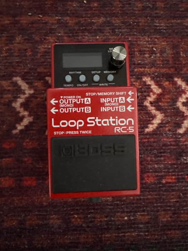 Boss RC-5 Loop Station 2020 - Present Red image 1
