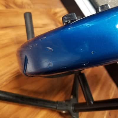 Kramer Focus 3000 MIJ! 1980's Gloss Blue Serious Shredder! image 12