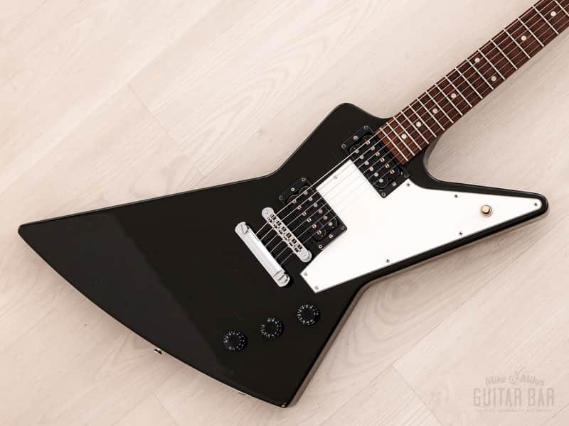 2012 Gibson Explorer ‘76 Vintage Reissue Ebony w/ Case image 1