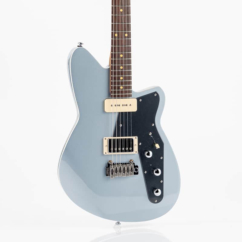 Reverend Double Agent W with Rosewood Fretboard - Metallic Silver Freeze image 1