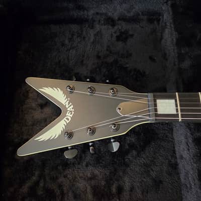 DEAN V Stealth Black Satin w/ DEAN HARD CASE - EMG Pickups image 3