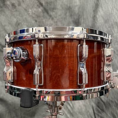 Tama Superstar Mastercraft AW456 6.5x14 Snare 1982 - Super Mahogany image 5