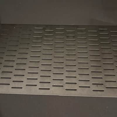 Two 19” Rack Shelves, Auray RS-V-1U - Black image 2