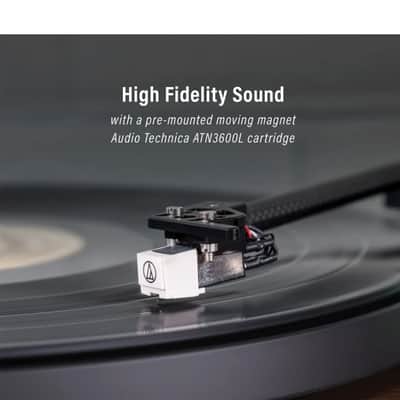 Crosley C92A-BK C92 2-Speed Bluetooth Record Player With Speakers - Black image 6