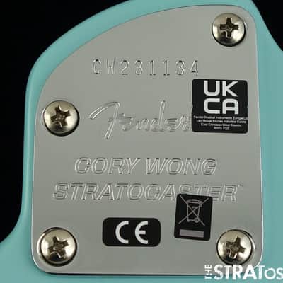 Fender American Cory Wong Stratocaster Strat LOADED BODY LTD Satin Daphne Blue image 4