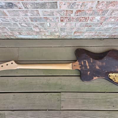 Vintage 1960's Gibson Thunderbird (Non-Reverse) Bass Guitar Husk Project! image 13