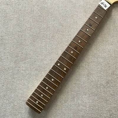 Maple Wood Guitar Neck, 22 Frets Rosewood Fingerboard image 4