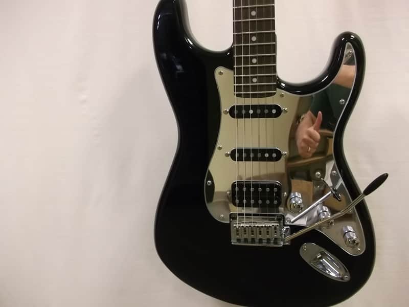 Squier Standard HSS Mirror pickguard. | Reverb