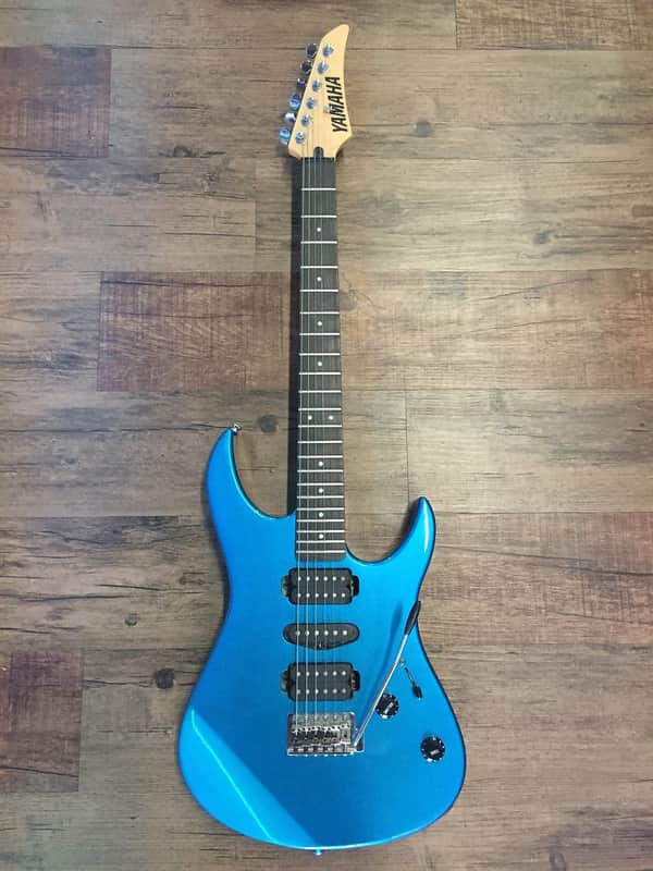 YAMAHA RGX121S ELECTRIC GUITAR HSH BLUE (USED) image 1
