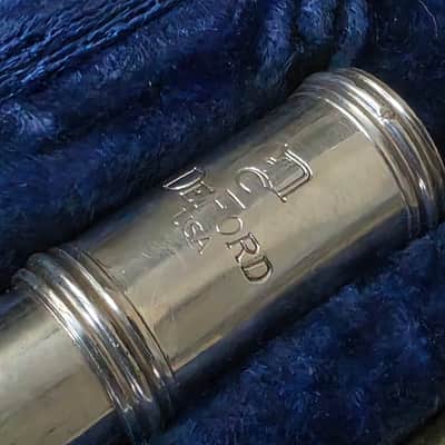 DeFord USA (Emerson) Flute Open Hole Uncommon Model C Foot Inline G & Case- Read image 2