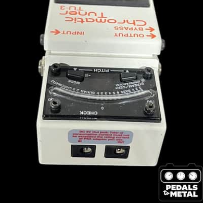 Boss TU-2 Chromatic Tuner (Dark Gray Label) 1998 - 2009 - White - X17834 image 3