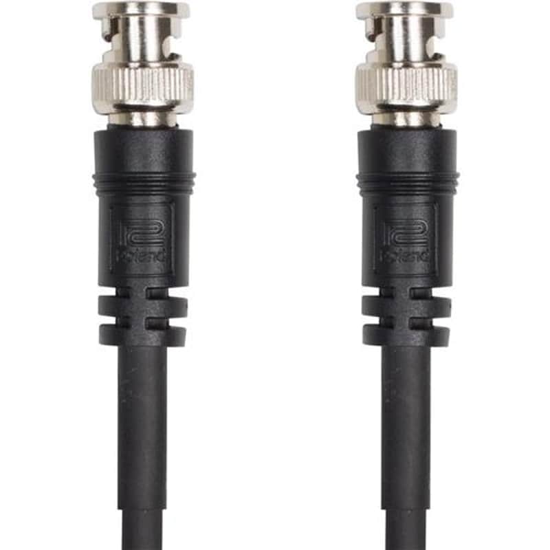 Roland Black Series 100' SDI Cable with BNC Connectors, 20 AWG, 75 Ohms image 1