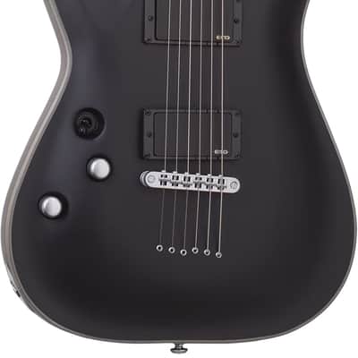 Schecter Damien Platinum-6 LH Satin Black image 1