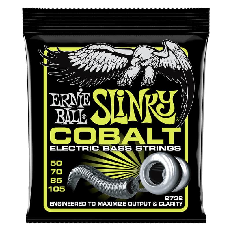 Ernie Ball 2732 Cobalt Regular Slinky Electric Bass Strings, .050 - .105 image 1