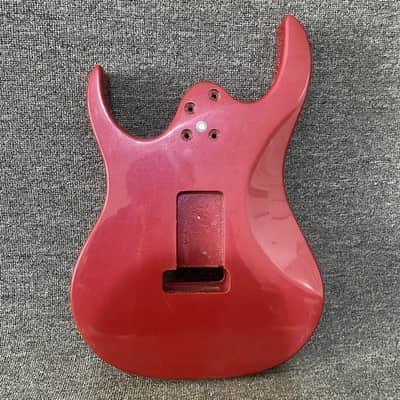 Red Solid Wood ST Style 6 String Guitar Body DIY Project image 5