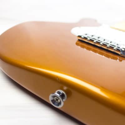 Fender American Standard Stratocaster Neck -  Powerhouse Ultra Quiet Pickups - Caramel Metallic (Rare Finish) image 7