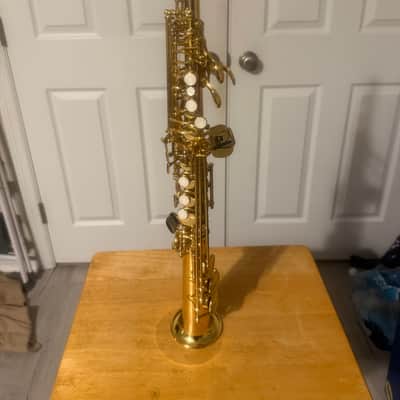 Yamaha YSS-475II Intermediate Soprano Saxophone 2010s - Lacquered Brass image 3