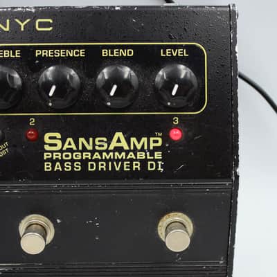 Tech21 SansAmp Programmable Bass Driver DI Made in USA Bass Guitar Effect Pedal 990315 image 4