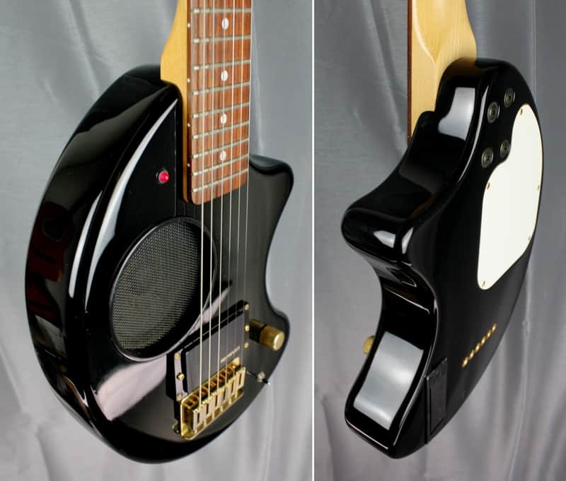 FERNANDES／ZO-3 2000／BLACK Fernandes Mini Guitare ZO-3 Elephant 2000s - Black Gold - Mini