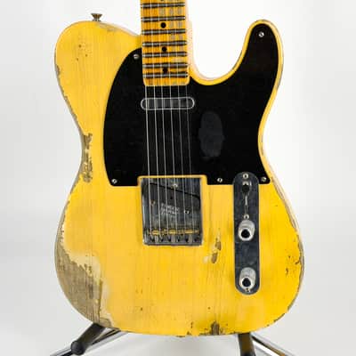 2019 Fender Custom Shop ’52 Heavy Relic Telecaster – Butterscotch Blonde image 4