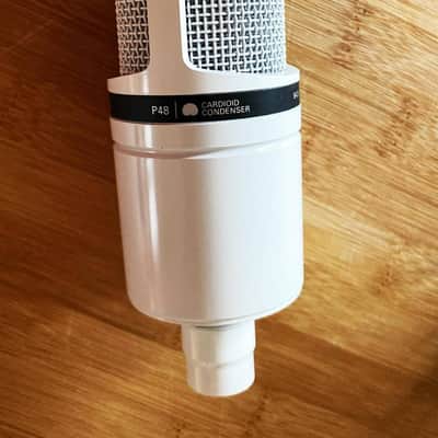 Audio-Technica AT2020 Limited Edition White – Cardioid Condenser Microphone – Mint Condition image 7