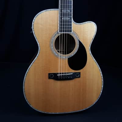 Martin Acoustic Electric OMC Aura Special Edition Guitar w/Case image 8