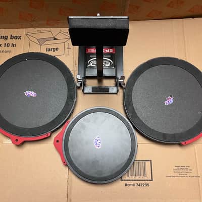 E-Pad! Drum Set Practice Pads 2000's - Black image 8