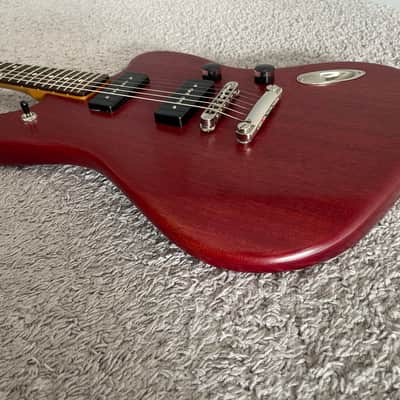 Fender Modern Player Jaguar 2011 MIC P90 Transparent Red Rare Guitar + Gig Bag image 4