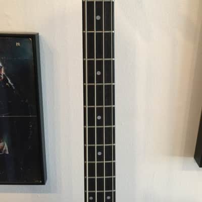 Spector NS-2B 4 string bass Neck Thru design 1980's Trans Blue image 8