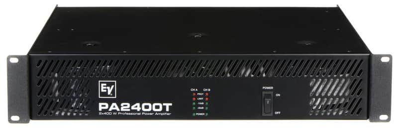 New Electro-Voice PA2400T DUAL CHANNEL 400W Commercial 70V/100V Power Amplifier