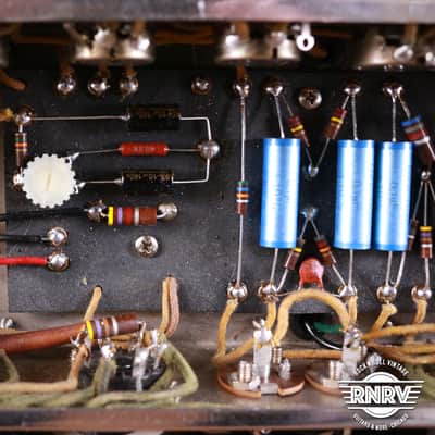 1960 Fender Twin 5F8-A Narrow Panel Tweed image 12