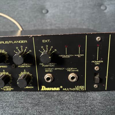 Ibanez UE400 Multi-Effects Rack with Foot Controller 1980s - Black image 6