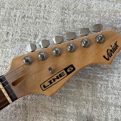 Line 6 Variax 300 Red Modeling Guitar Strat Tele LP Gretsch + Acoustic Settings image 3