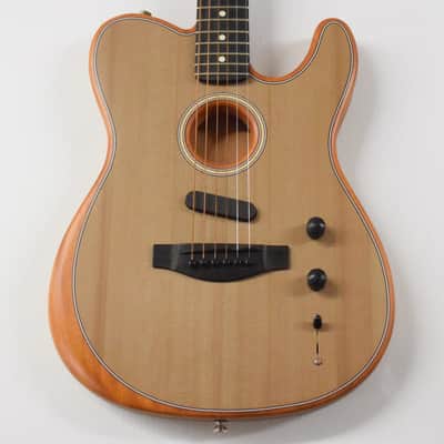 Fender Acoustasonic Telecaster Ebony Fingerboard Acoustic-Electric Guitar - Sonic Gray image 1