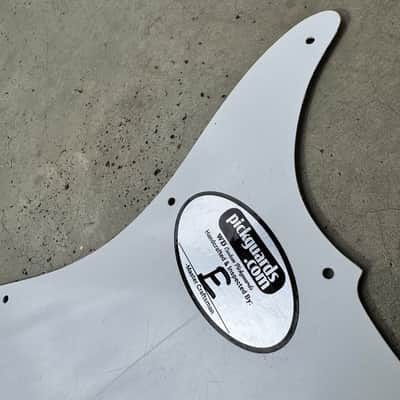 WD Custom Pickguard For Fender 1981-1985 Bullet Bass #55S Parchment Solid image 5