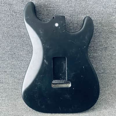 Black HSH Basswood Guitar Strat Style Body image 6
