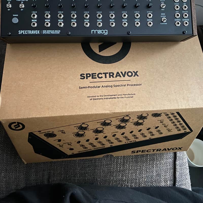 2024 – Present Moog Spectravox Semi-Modular Analog Spectral Pr…