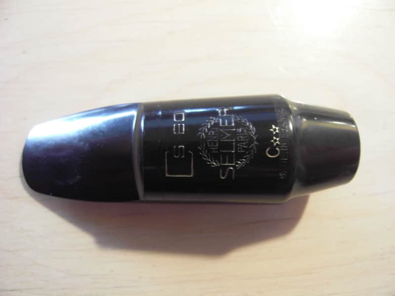 Selmer Mundstück für Sopransaxophon S80 C** incl. original Blattschraube Schutzkappe image 1