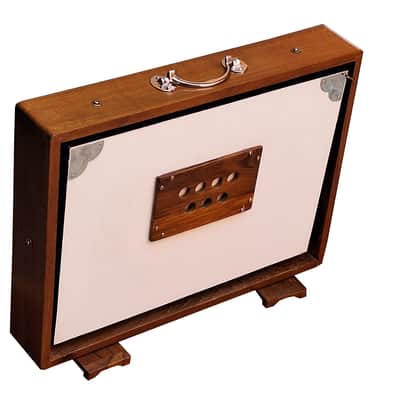 SHRUTI BOX~BIG SIZE (16" X 12" X 3")~13 NOTES~TUNING 440Hz~YOGA~MANTRA~CHANT~WITH BAG image 4