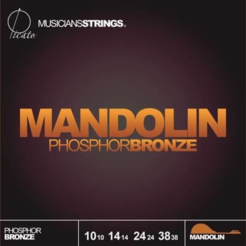 Picato Phosphor Bronze Ball End Mandolin Strings, 10-38 image 1