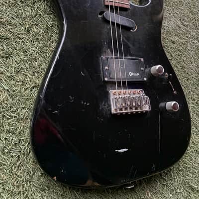 Charvette by Charvel Model 100 Black 1990s Reverse Headstock image 7
