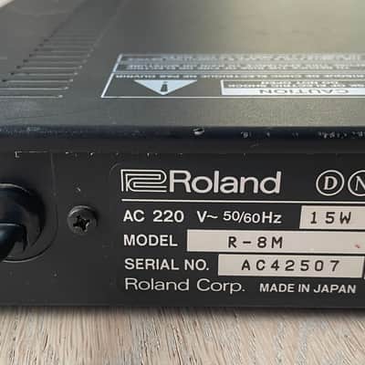 Roland R-8M Total Percussion Sound Module 1980s - Black image 9