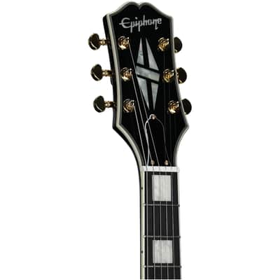 Epiphone Inspired by Gibson SG Custom Electric Guitar (with Gig Bag), Ebony image 3