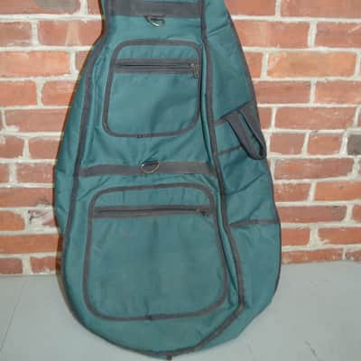 Unknown brand 1/2 sized cello gigbag, good zipper with pockets for bow and accessories image 1