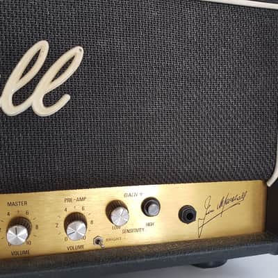 Marshall JCM 800 Lead Series Model 2203 100-Watt Master Volume Head 1984 Black image 5