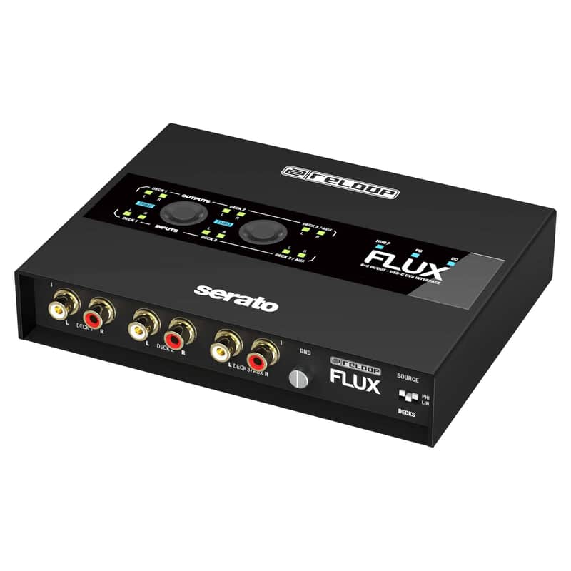 Reloop Flux 6x6 In/Out USB-C DVS Interface for Serato DJ Pro *USA Small Business* image 1